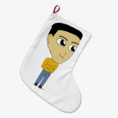Grande Chaussette De Noël chibi (Devant (Accrochage))