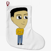 Grande Chaussette De Noël chibi (Devant)