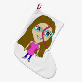 Grande Chaussette De Noël chibi (Devant (Accrochage))