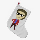 Grande Chaussette De Noël chibi (Devant (Accrochage))