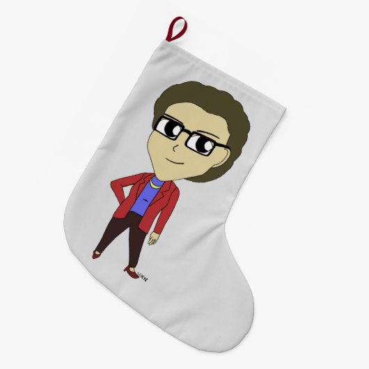 Grande Chaussette De Noël chibi (Devant (Accrochage))