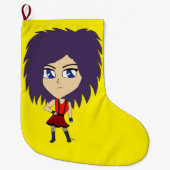 Grande Chaussette De Noël chibi (Devant)