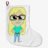 Grande Chaussette De Noël chibi (Devant)