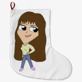 Grande Chaussette De Noël chibi (Devant)