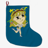 Grande Chaussette De Noël chibi (Devant)