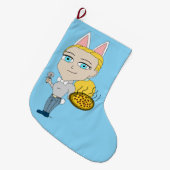 Grande Chaussette De Noël chibi (Devant (Accrochage))