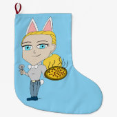 Grande Chaussette De Noël chibi (Devant)