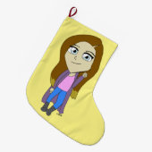 Grande Chaussette De Noël Chibi (Devant (Accrochage))