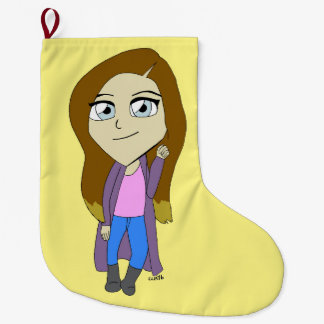 Grande Chaussette De Noël Chibi