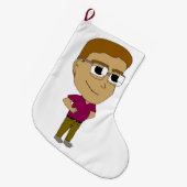 Grande Chaussette De Noël chibi (Devant (Accrochage))