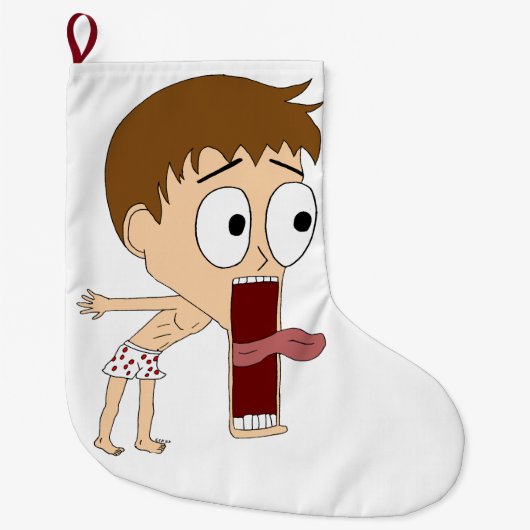 Grande Chaussette De Noël chibi (Devant)