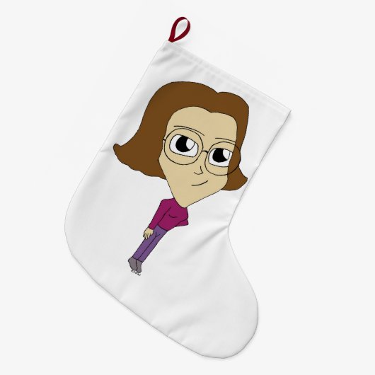 Grande Chaussette De Noël chibi (Devant (Accrochage))