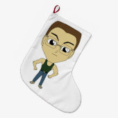 Grande Chaussette De Noël chibi (Devant (Accrochage))