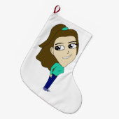 Grande Chaussette De Noël chibi (Devant (Accrochage))