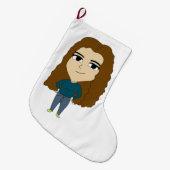 Grande Chaussette De Noël chibi (Devant (Accrochage))