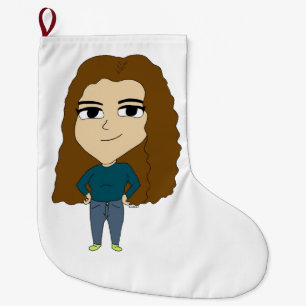 Grande Chaussette De Noël chibi
