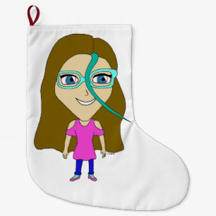 Grande Chaussette De Noël chibi