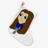 Grande Chaussette De Noël chibi (Devant (Accrochage))