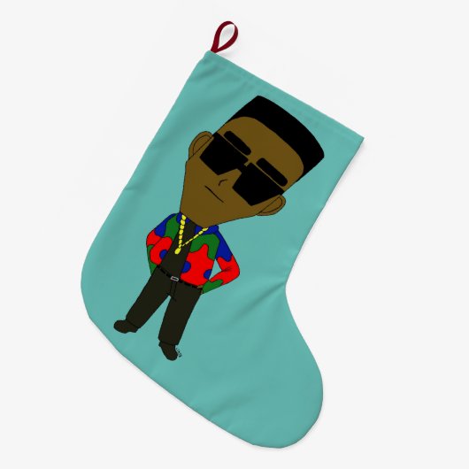 Grande Chaussette De Noël chibi (Devant (Accrochage))