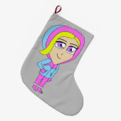 Grande Chaussette De Noël chibi (Devant (Accrochage))