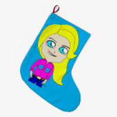 Grande Chaussette De Noël chibi (Devant (Accrochage))