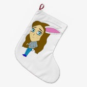 Grande Chaussette De Noël chibi bunnygirl (Devant (Accrochage))