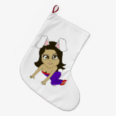 Grande Chaussette De Noël chibi bunnygirl (Devant (Accrochage))