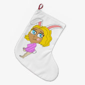 Grande Chaussette De Noël chibi bunnygirl (Devant (Accrochage))