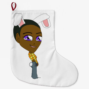 Grande Chaussette De Noël chibi bunnygirl