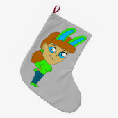 Grande Chaussette De Noël chibi bunnygirl (Devant (Accrochage))