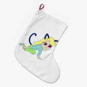 Grande Chaussette De Noël chibi catgirl (Devant (Accrochage))