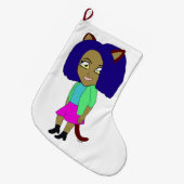 Grande Chaussette De Noël chibi catgirl (Devant (Accrochage))