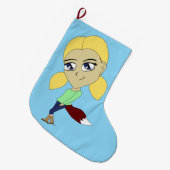 Grande Chaussette De Noël chibi foxy fille (Devant (Accrochage))