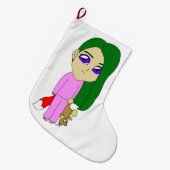 Grande Chaussette De Noël chibi foxy fille (Devant (Accrochage))