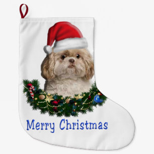 Grande Chaussette De Noël Chiens mignons