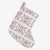 Grande Chaussette De Noël Christmas Gift  with Colorful Garlands (Devant (Accrochage))