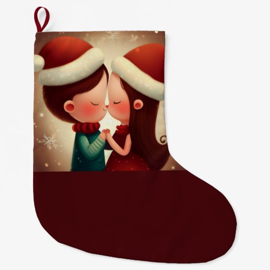Grande Chaussette De Noël Christmas Love 2 (Devant)