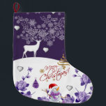 Grande Chaussette De Noël Christmas Stocker, Snowman<br><div class="desc">Stockage de Noël Ce stockage de Noël customisé est attrayant pour Père Noël de petits cadeaux. Quelque chose pour tous,  Maria lurdis afonso,  https://www.zazzle.com/succeedinbeautybarb</div>