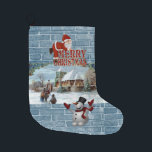 Grande Chaussette De Noël Christmas Stocker, Snowman<br><div class="desc">Stockage de Noël Ce stockage de Noël customisé est attrayant pour Père Noël de petits cadeaux. Quelque chose pour tous,  Maria lurdis afonso,  https://www.zazzle.com/succeedinbeautybarb</div>