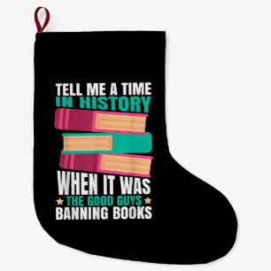 Grande Chaussette De Noël Citation de livres interdits