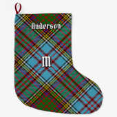 Grande Chaussette De Noël Clan Anderson Tartan Christmas Stocking (Devant)