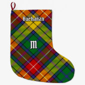 Grande Chaussette De Noël Clan Buchanan Tartan (Devant)