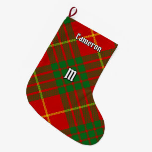 Grande Chaussette De Noël Clan Cameron Tartan