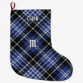 Grande Chaussette De Noël Clan Clark Tartan Christmas Stocking (Devant)