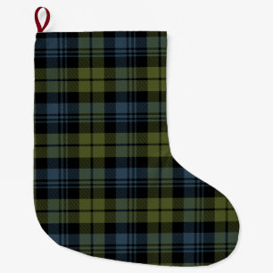 Grande Chaussette De Noël Clan écossais Campbell Tartan Plaid