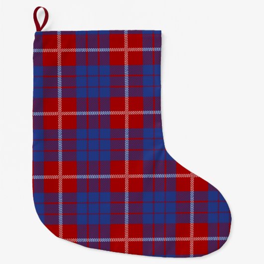 Grande Chaussette De Noël Clan écossais Hamilton Tartan Plaid (Devant)