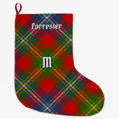 Grande Chaussette De Noël Clan Forrester Tartan (Devant)