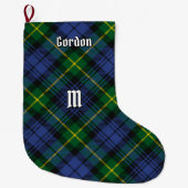 Grande Chaussette De Noël Clan Gordon Tartan Christmas Stocking (Devant)
