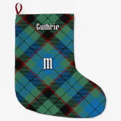 Grande Chaussette De Noël Clan Guthrie Tartan (Devant)