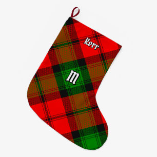 Grande Chaussette De Noël Clan Kerr Tartan